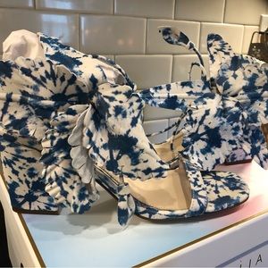 Cecilia New York Hibiscus Tie Dye Sandals